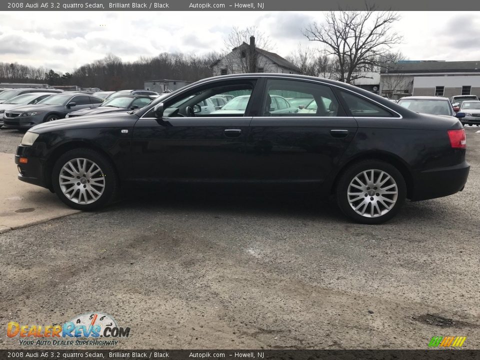 2008 Audi A6 3.2 quattro Sedan Brilliant Black / Black Photo #3