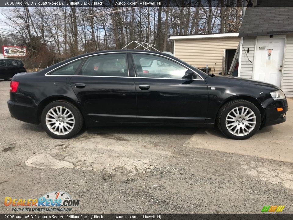 2008 Audi A6 3.2 quattro Sedan Brilliant Black / Black Photo #8