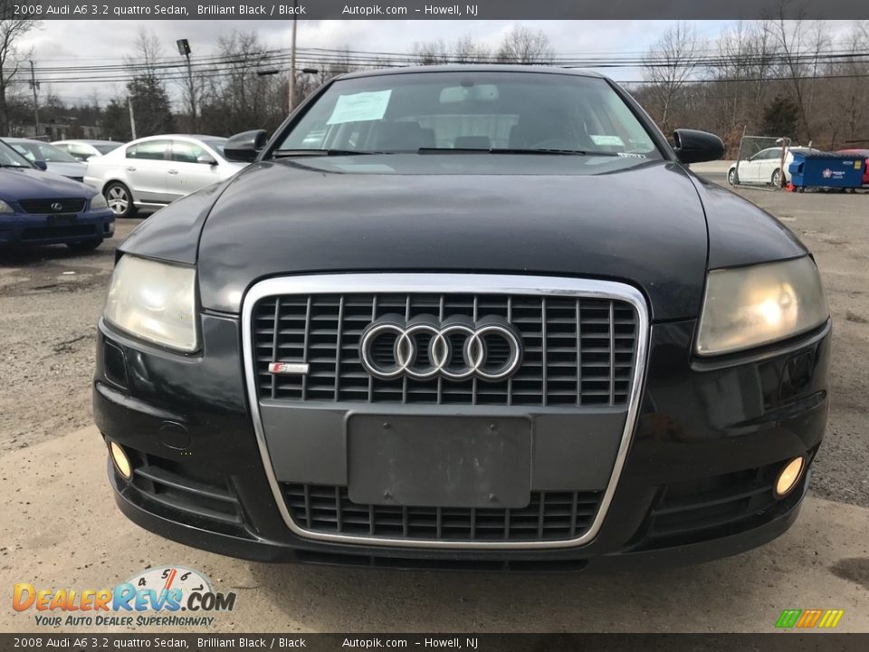 2008 Audi A6 3.2 quattro Sedan Brilliant Black / Black Photo #10