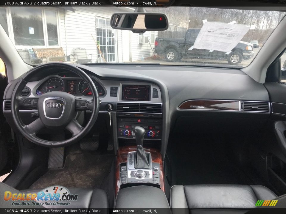 2008 Audi A6 3.2 quattro Sedan Brilliant Black / Black Photo #12