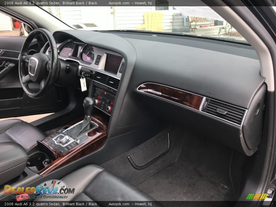 2008 Audi A6 3.2 quattro Sedan Brilliant Black / Black Photo #14