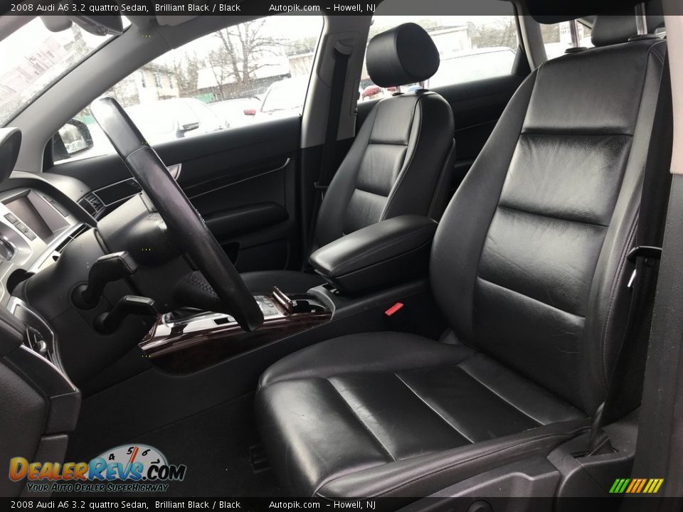 2008 Audi A6 3.2 quattro Sedan Brilliant Black / Black Photo #15