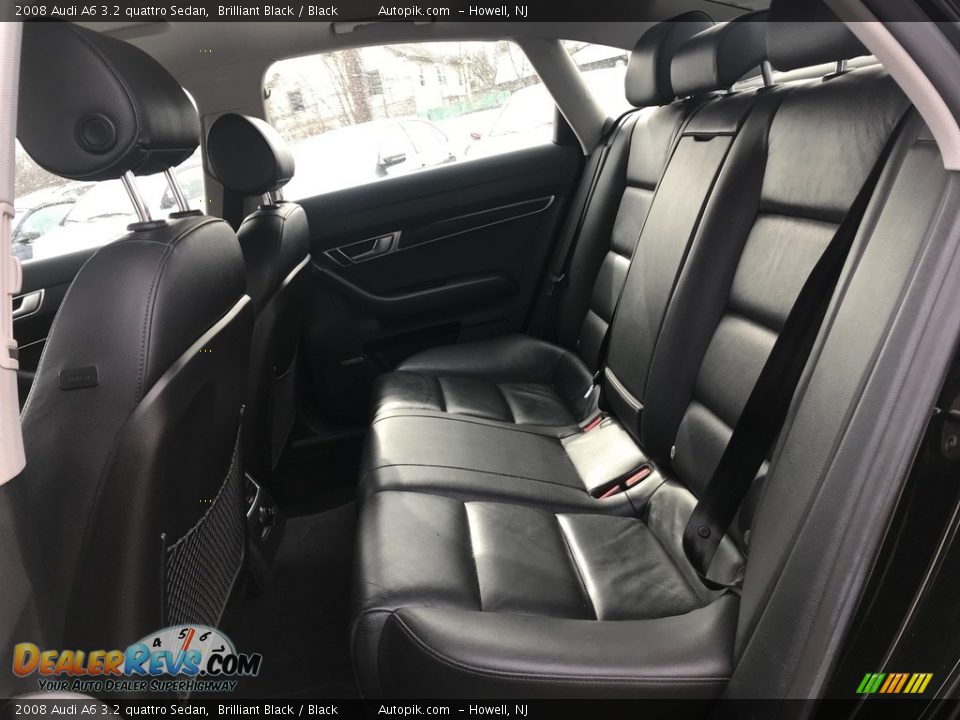 2008 Audi A6 3.2 quattro Sedan Brilliant Black / Black Photo #17