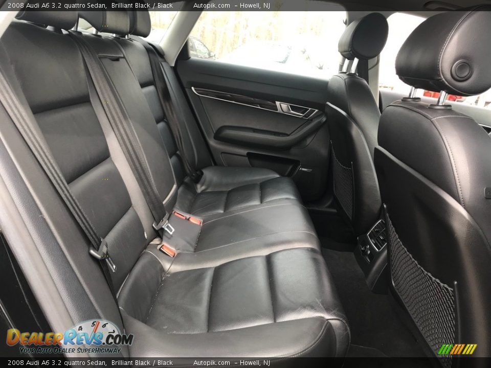 2008 Audi A6 3.2 quattro Sedan Brilliant Black / Black Photo #18