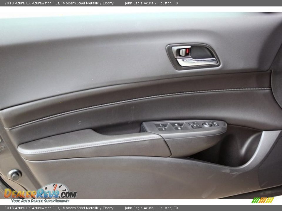 2018 Acura ILX Acurawatch Plus Modern Steel Metallic / Ebony Photo #11