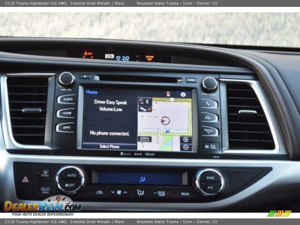 2018 Toyota Highlander XLE AWD Celestial Silver Metallic / Black Photo #10