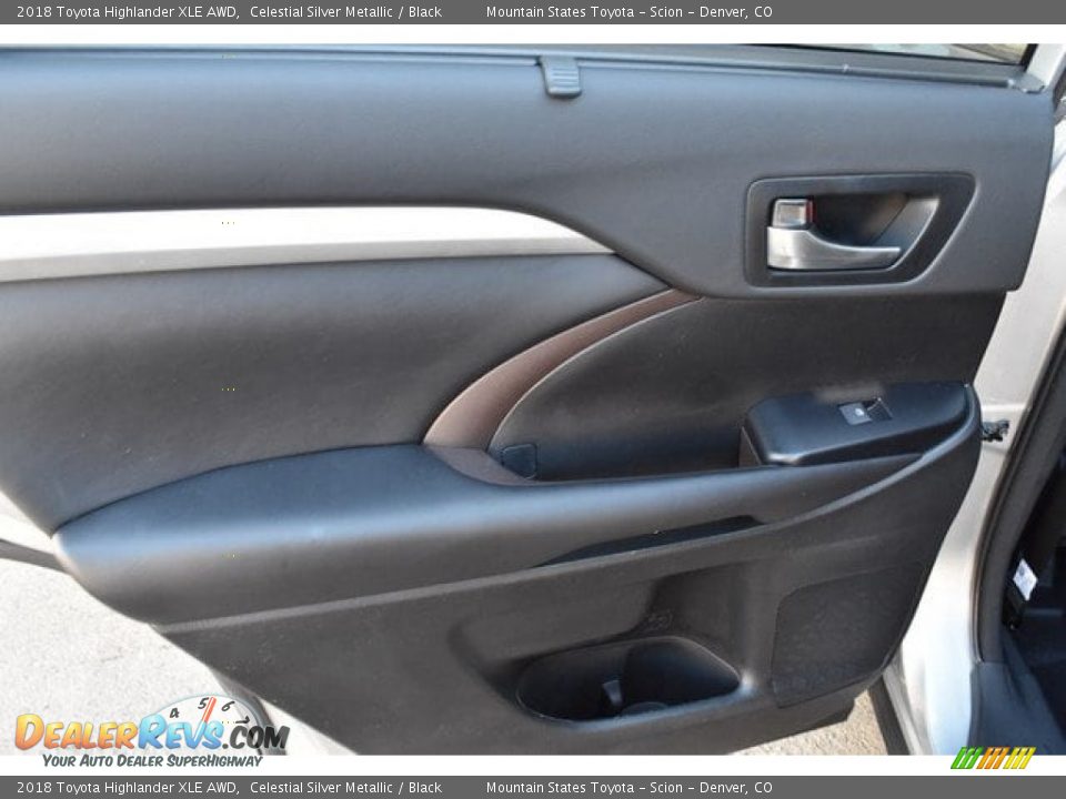 2018 Toyota Highlander XLE AWD Celestial Silver Metallic / Black Photo #24