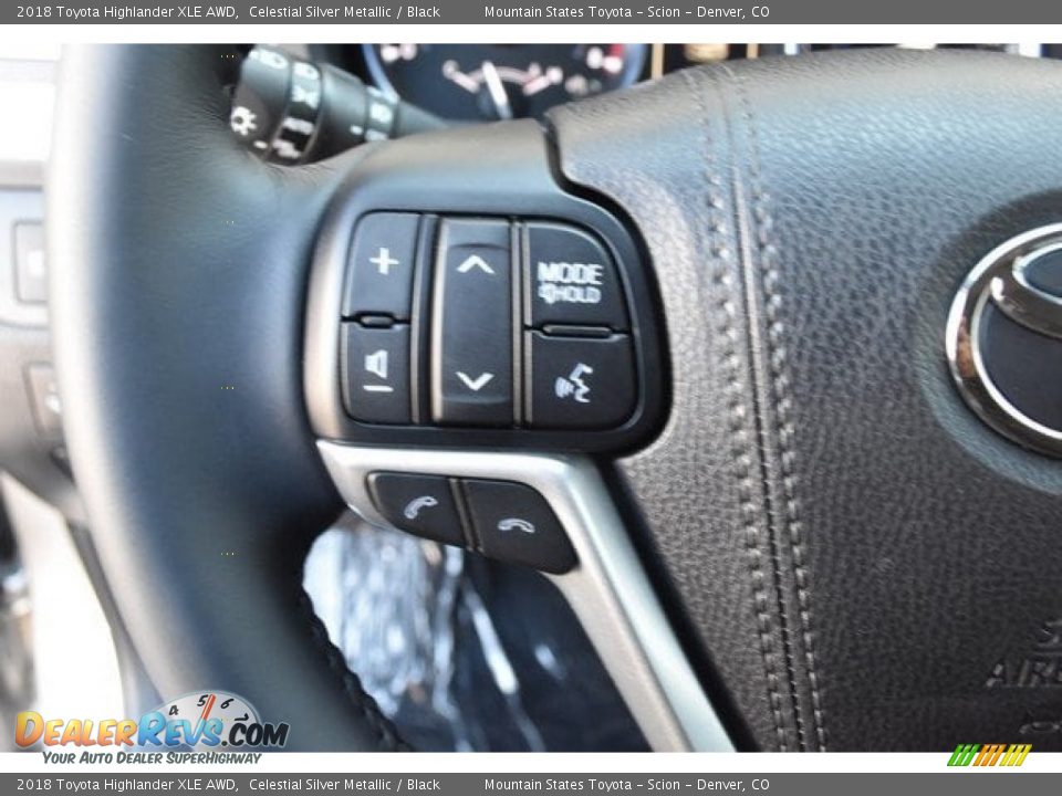 2018 Toyota Highlander XLE AWD Celestial Silver Metallic / Black Photo #29