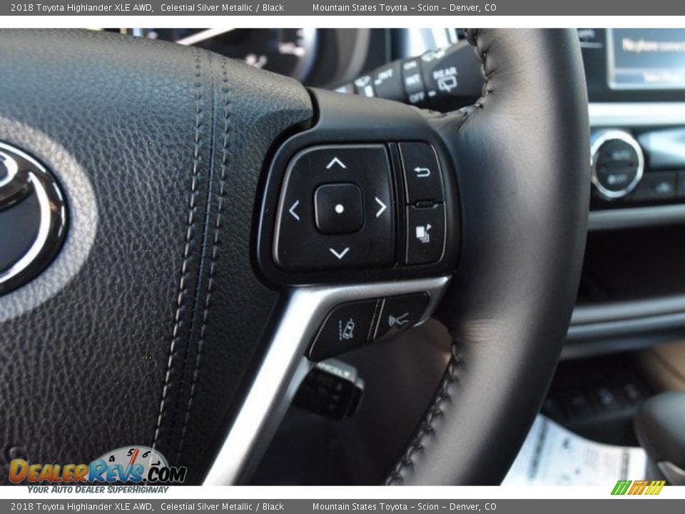 2018 Toyota Highlander XLE AWD Celestial Silver Metallic / Black Photo #30