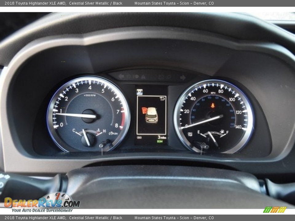 2018 Toyota Highlander XLE AWD Celestial Silver Metallic / Black Photo #31