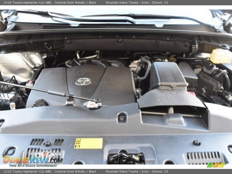 2018 Toyota Highlander XLE AWD Celestial Silver Metallic / Black Photo #33