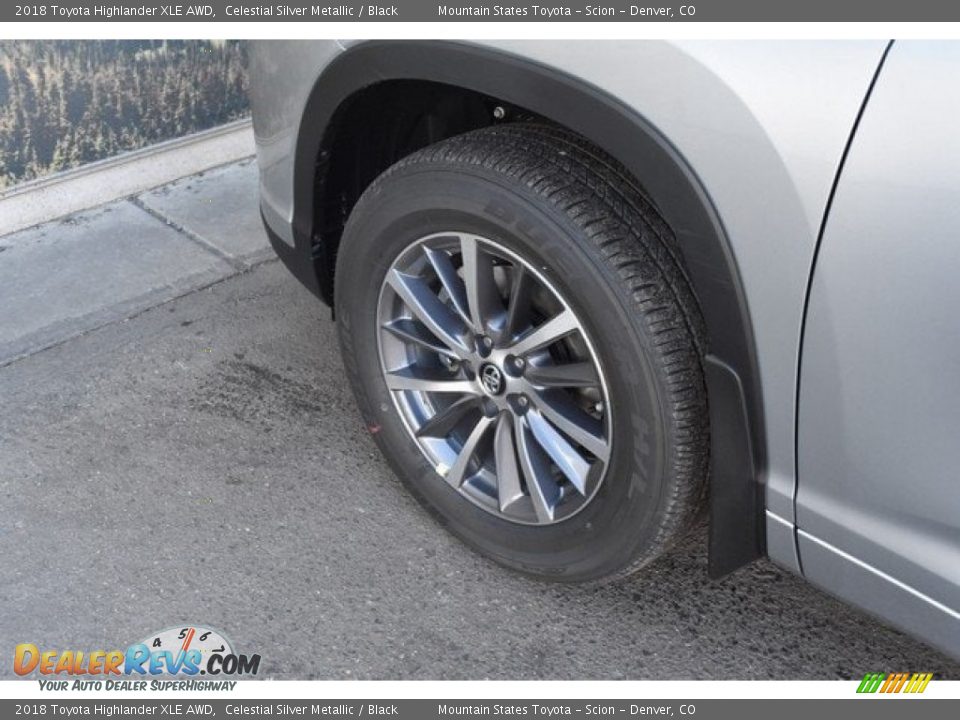 2018 Toyota Highlander XLE AWD Celestial Silver Metallic / Black Photo #34