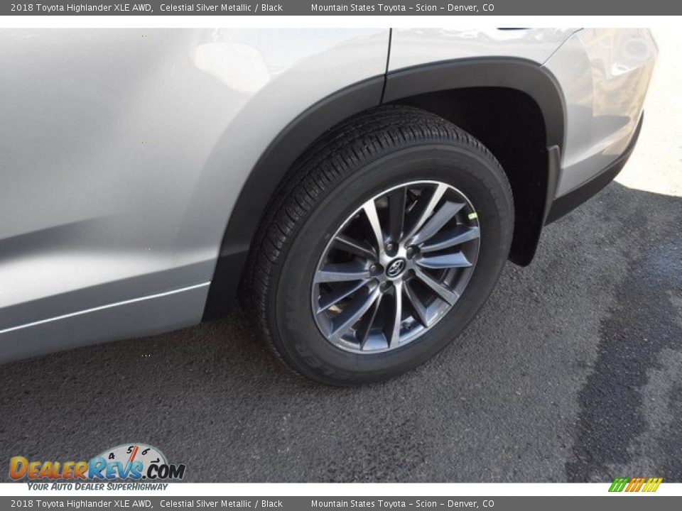 2018 Toyota Highlander XLE AWD Celestial Silver Metallic / Black Photo #35