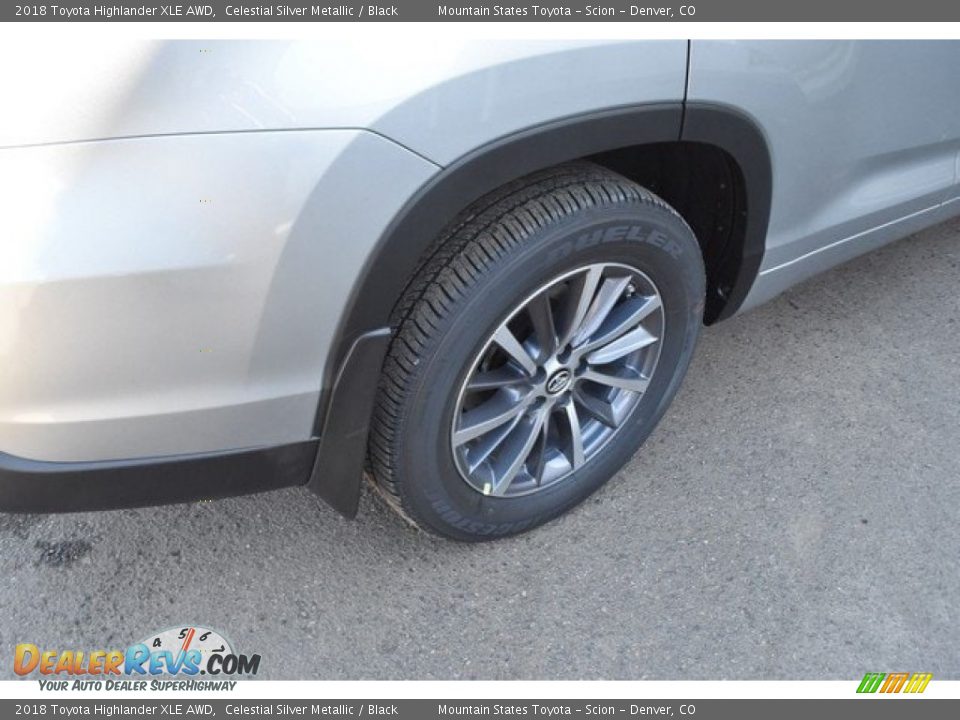 2018 Toyota Highlander XLE AWD Celestial Silver Metallic / Black Photo #36