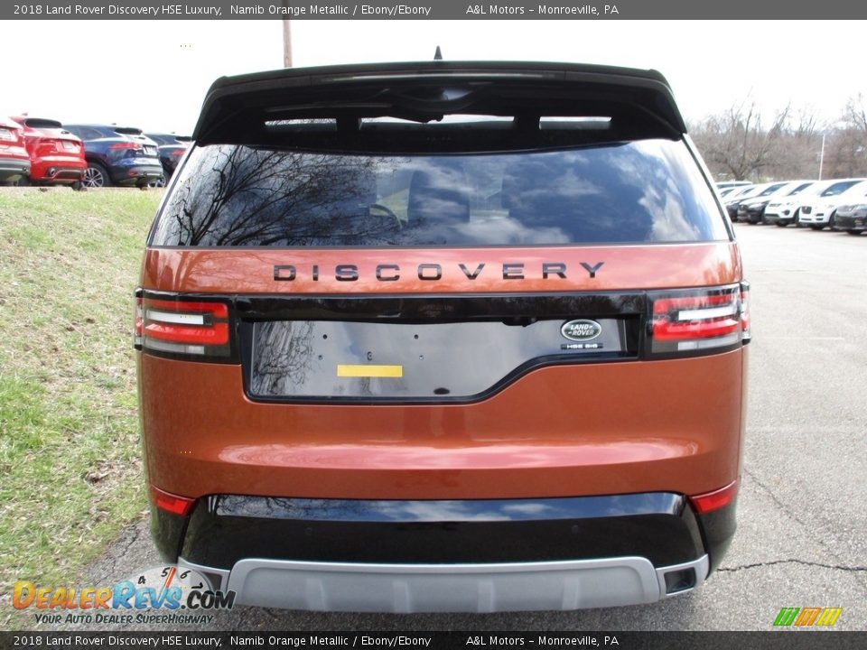 2018 Land Rover Discovery HSE Luxury Namib Orange Metallic / Ebony/Ebony Photo #7