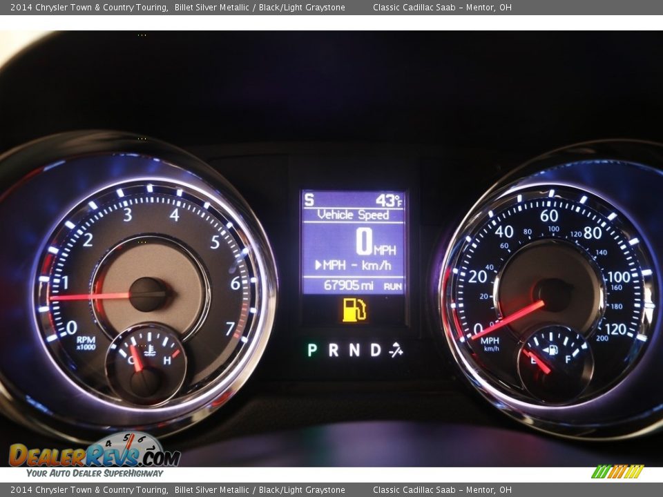 2014 Chrysler Town & Country Touring Billet Silver Metallic / Black/Light Graystone Photo #8