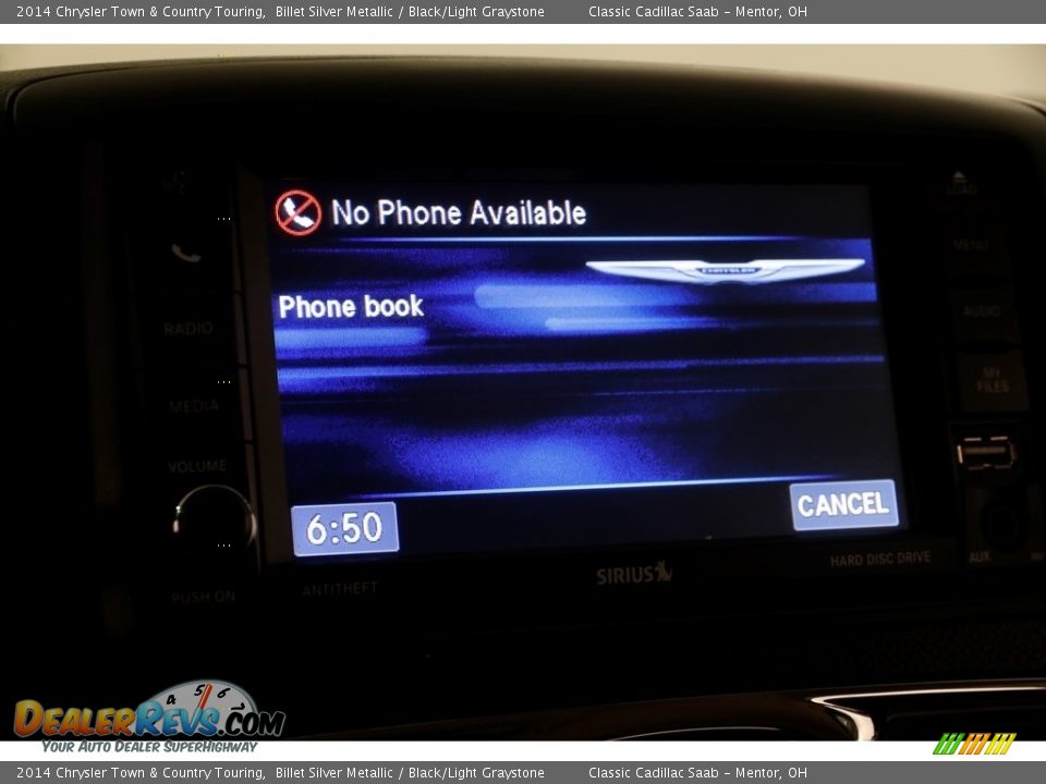 2014 Chrysler Town & Country Touring Billet Silver Metallic / Black/Light Graystone Photo #13