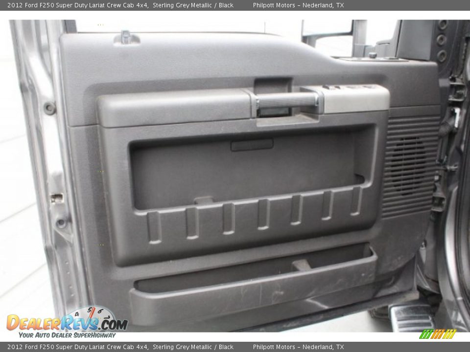 2012 Ford F250 Super Duty Lariat Crew Cab 4x4 Sterling Grey Metallic / Black Photo #15
