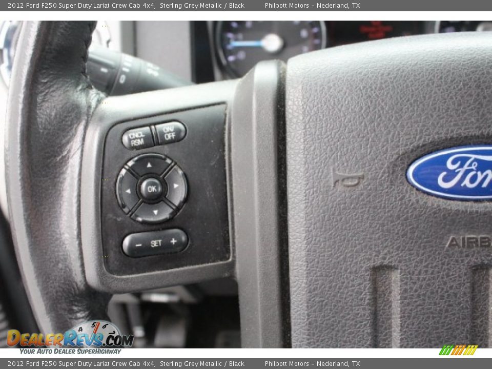 2012 Ford F250 Super Duty Lariat Crew Cab 4x4 Sterling Grey Metallic / Black Photo #22