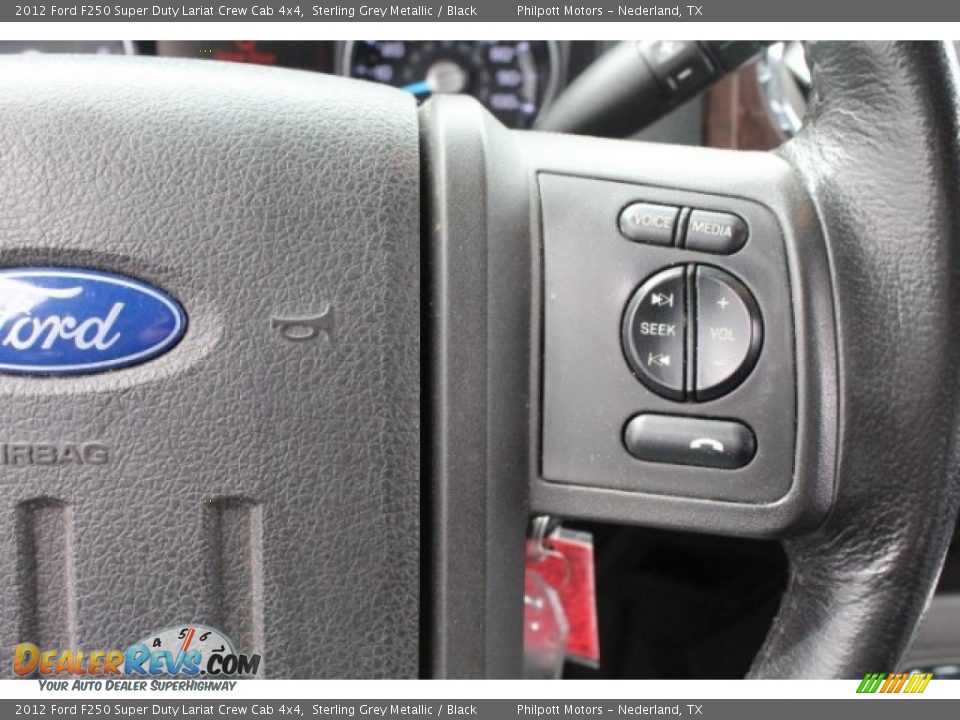2012 Ford F250 Super Duty Lariat Crew Cab 4x4 Sterling Grey Metallic / Black Photo #23