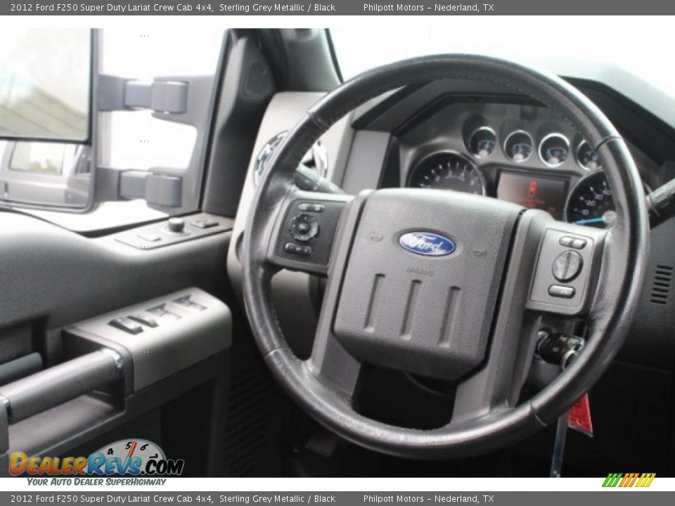 2012 Ford F250 Super Duty Lariat Crew Cab 4x4 Sterling Grey Metallic / Black Photo #29