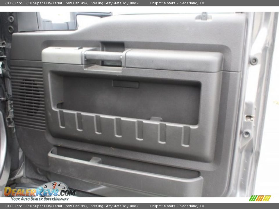 2012 Ford F250 Super Duty Lariat Crew Cab 4x4 Sterling Grey Metallic / Black Photo #32