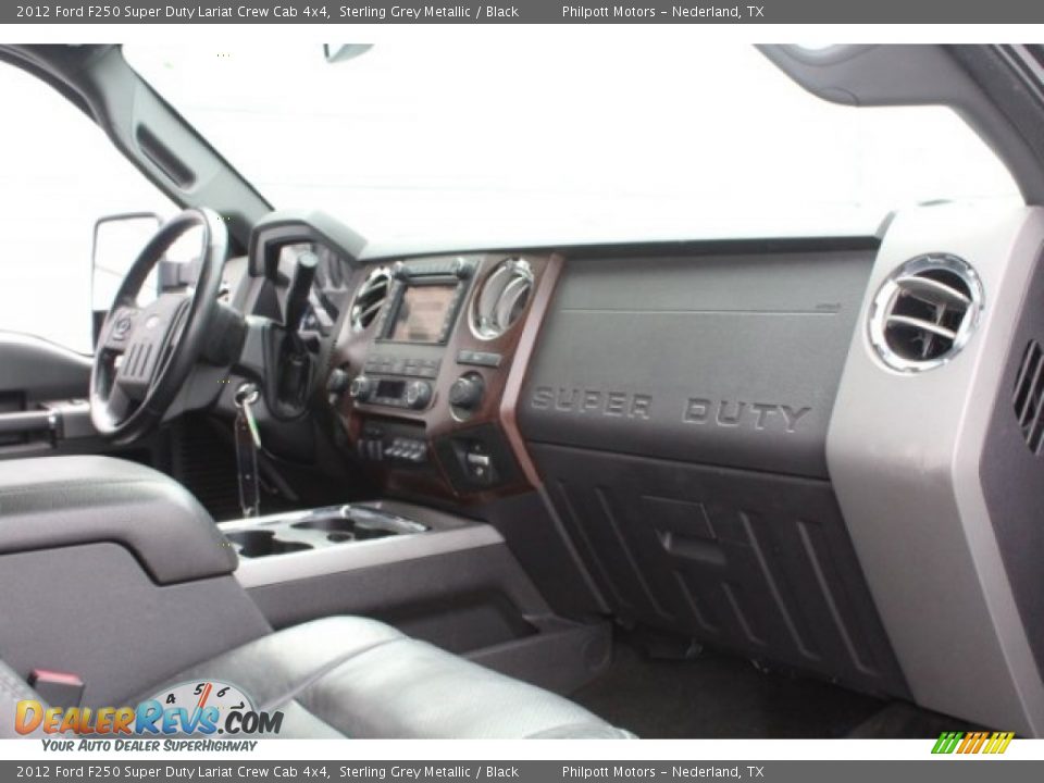 2012 Ford F250 Super Duty Lariat Crew Cab 4x4 Sterling Grey Metallic / Black Photo #33