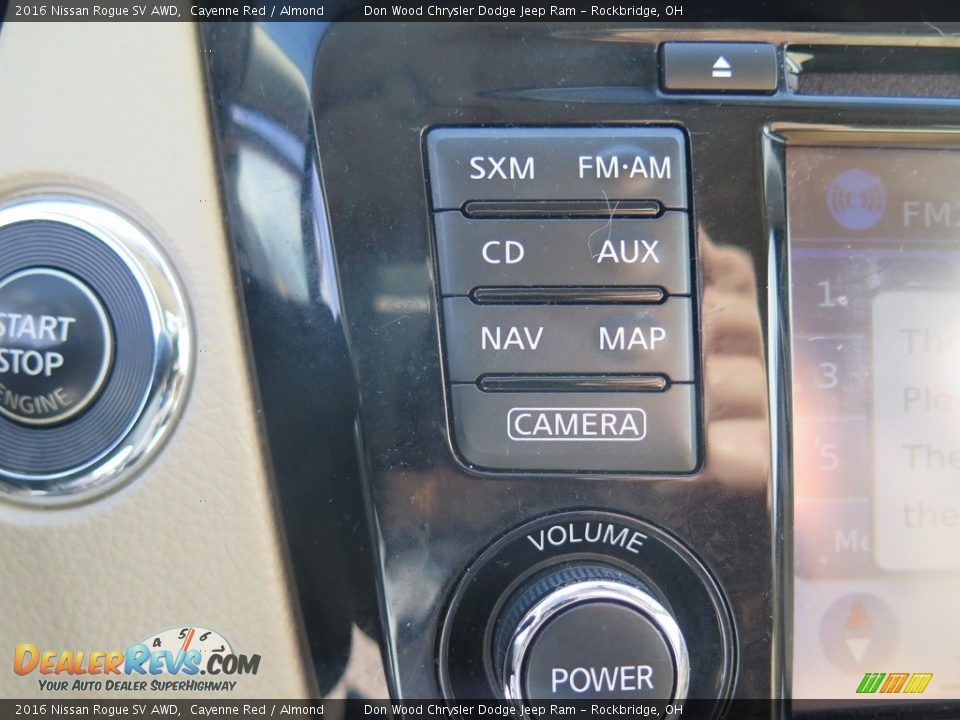 2016 Nissan Rogue SV AWD Cayenne Red / Almond Photo #3