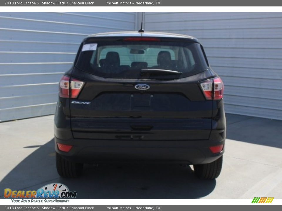 2018 Ford Escape S Shadow Black / Charcoal Black Photo #7