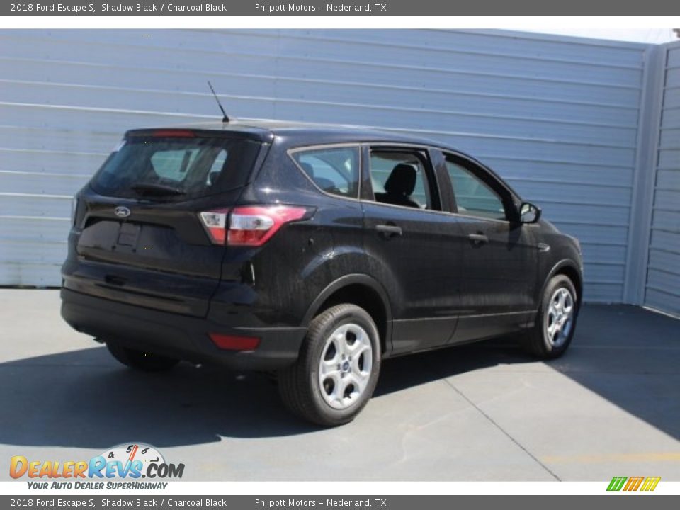 2018 Ford Escape S Shadow Black / Charcoal Black Photo #8