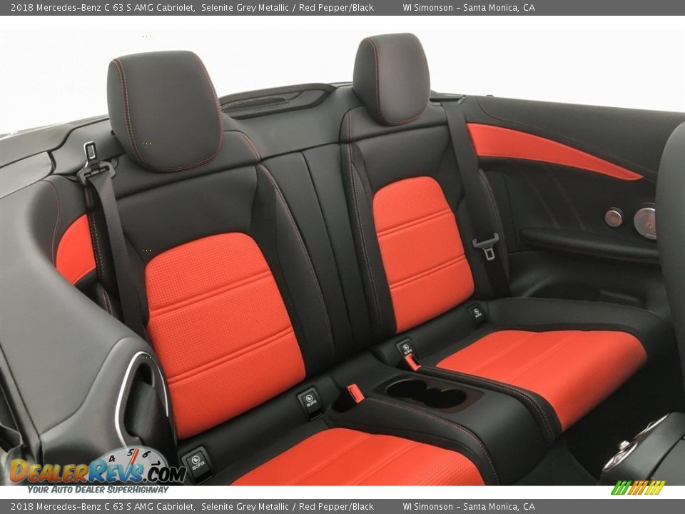 Rear Seat of 2018 Mercedes-Benz C 63 S AMG Cabriolet Photo #15