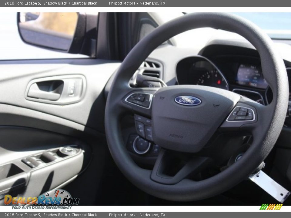 2018 Ford Escape S Shadow Black / Charcoal Black Photo #25