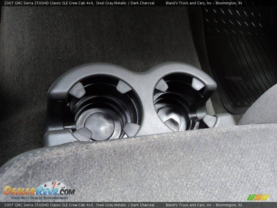 2007 GMC Sierra 2500HD Classic SLE Crew Cab 4x4 Steel Gray Metallic / Dark Charcoal Photo #26