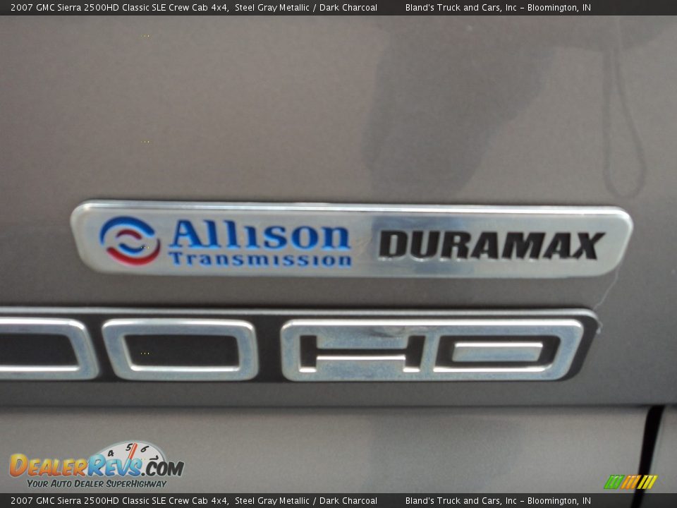 2007 GMC Sierra 2500HD Classic SLE Crew Cab 4x4 Steel Gray Metallic / Dark Charcoal Photo #30