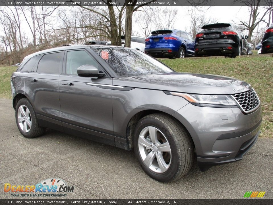 2018 Land Rover Range Rover Velar S Corris Grey Metallic / Ebony Photo #1