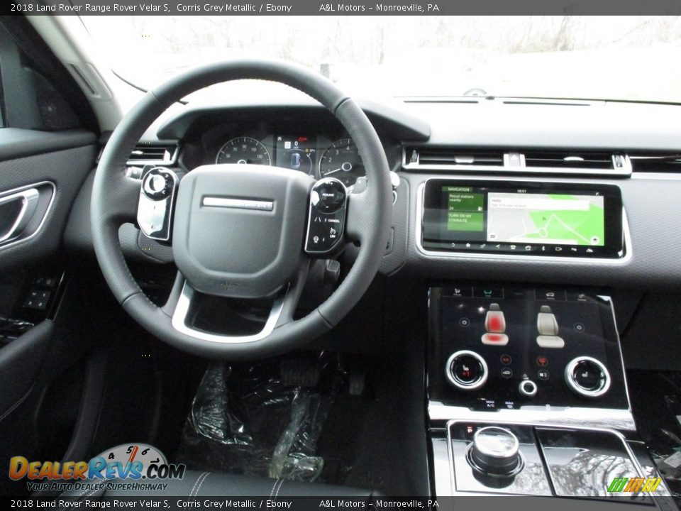 2018 Land Rover Range Rover Velar S Corris Grey Metallic / Ebony Photo #4