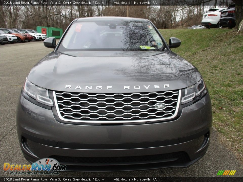 2018 Land Rover Range Rover Velar S Corris Grey Metallic / Ebony Photo #8
