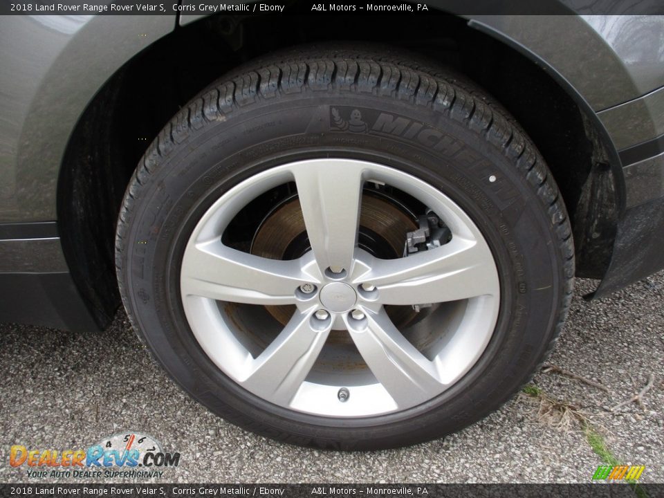 2018 Land Rover Range Rover Velar S Corris Grey Metallic / Ebony Photo #9