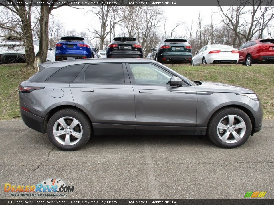 2018 Land Rover Range Rover Velar S Corris Grey Metallic / Ebony Photo #10