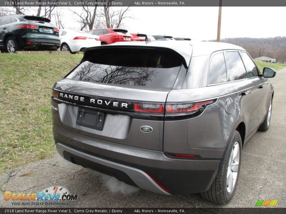 2018 Land Rover Range Rover Velar S Corris Grey Metallic / Ebony Photo #11