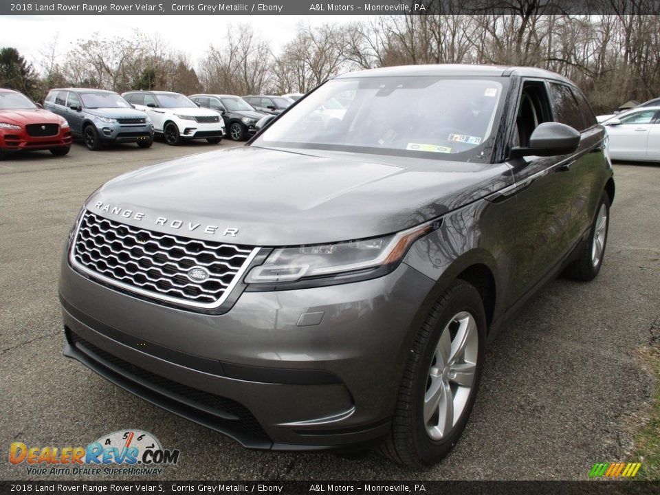 2018 Land Rover Range Rover Velar S Corris Grey Metallic / Ebony Photo #12