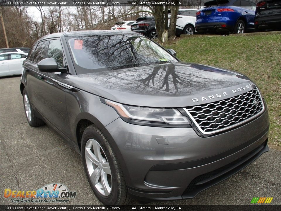 2018 Land Rover Range Rover Velar S Corris Grey Metallic / Ebony Photo #13
