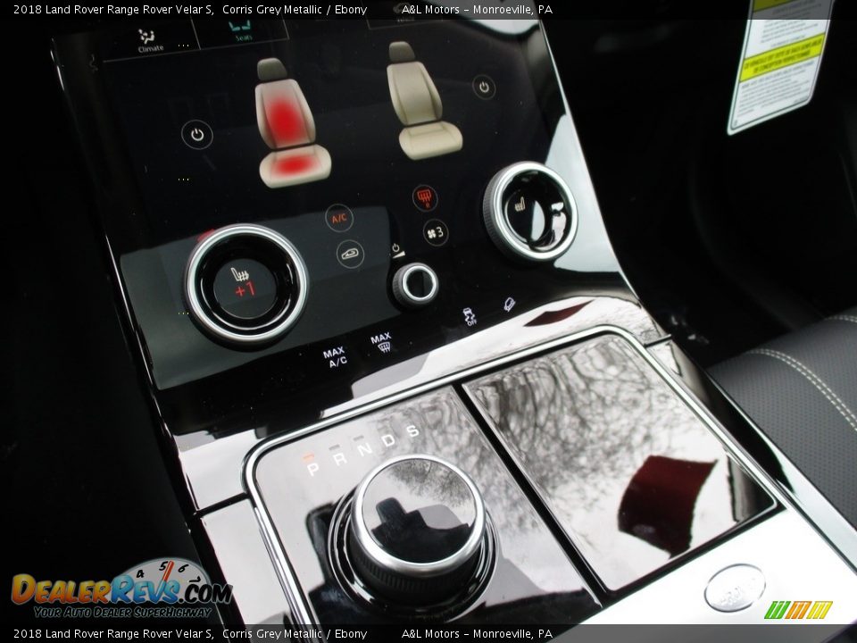 2018 Land Rover Range Rover Velar S Corris Grey Metallic / Ebony Photo #15