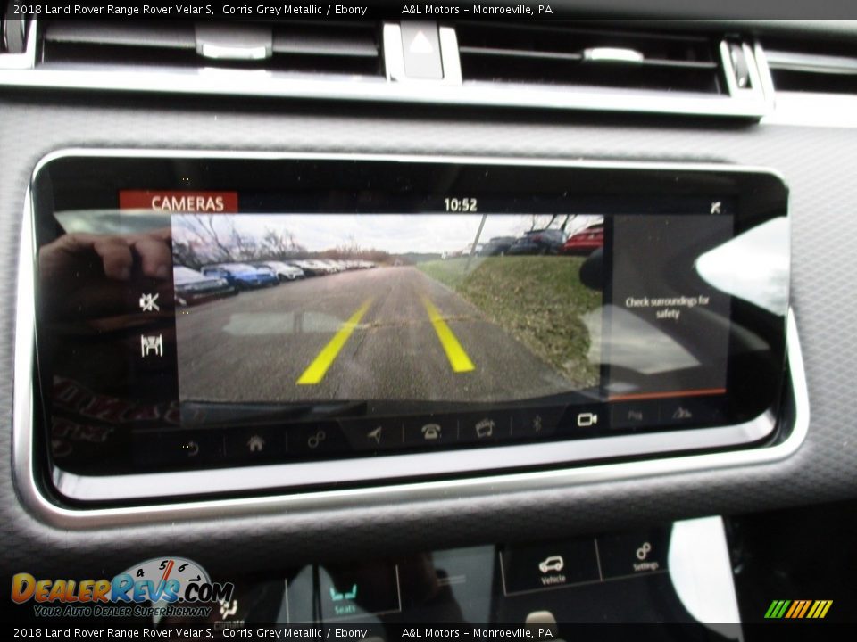 2018 Land Rover Range Rover Velar S Corris Grey Metallic / Ebony Photo #17