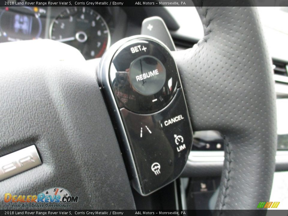 2018 Land Rover Range Rover Velar S Corris Grey Metallic / Ebony Photo #18