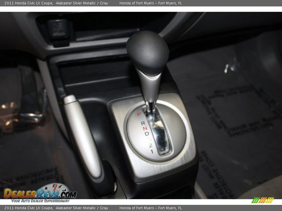 2011 Honda Civic LX Coupe Alabaster Silver Metallic / Gray Photo #28