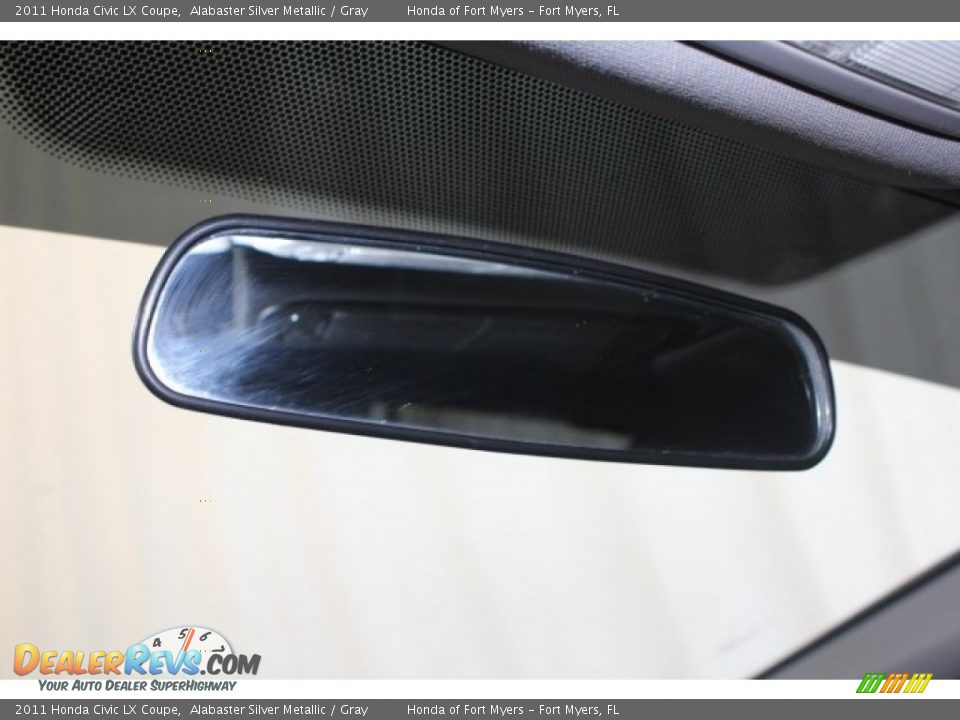 2011 Honda Civic LX Coupe Alabaster Silver Metallic / Gray Photo #30