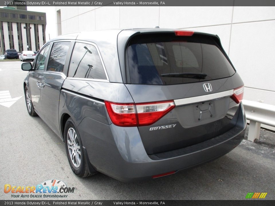 2013 Honda Odyssey EX-L Polished Metal Metallic / Gray Photo #3