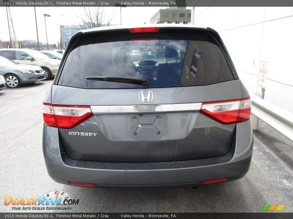 2013 Honda Odyssey EX-L Polished Metal Metallic / Gray Photo #4