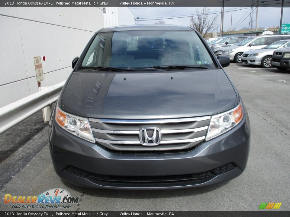 2013 Honda Odyssey EX-L Polished Metal Metallic / Gray Photo #8